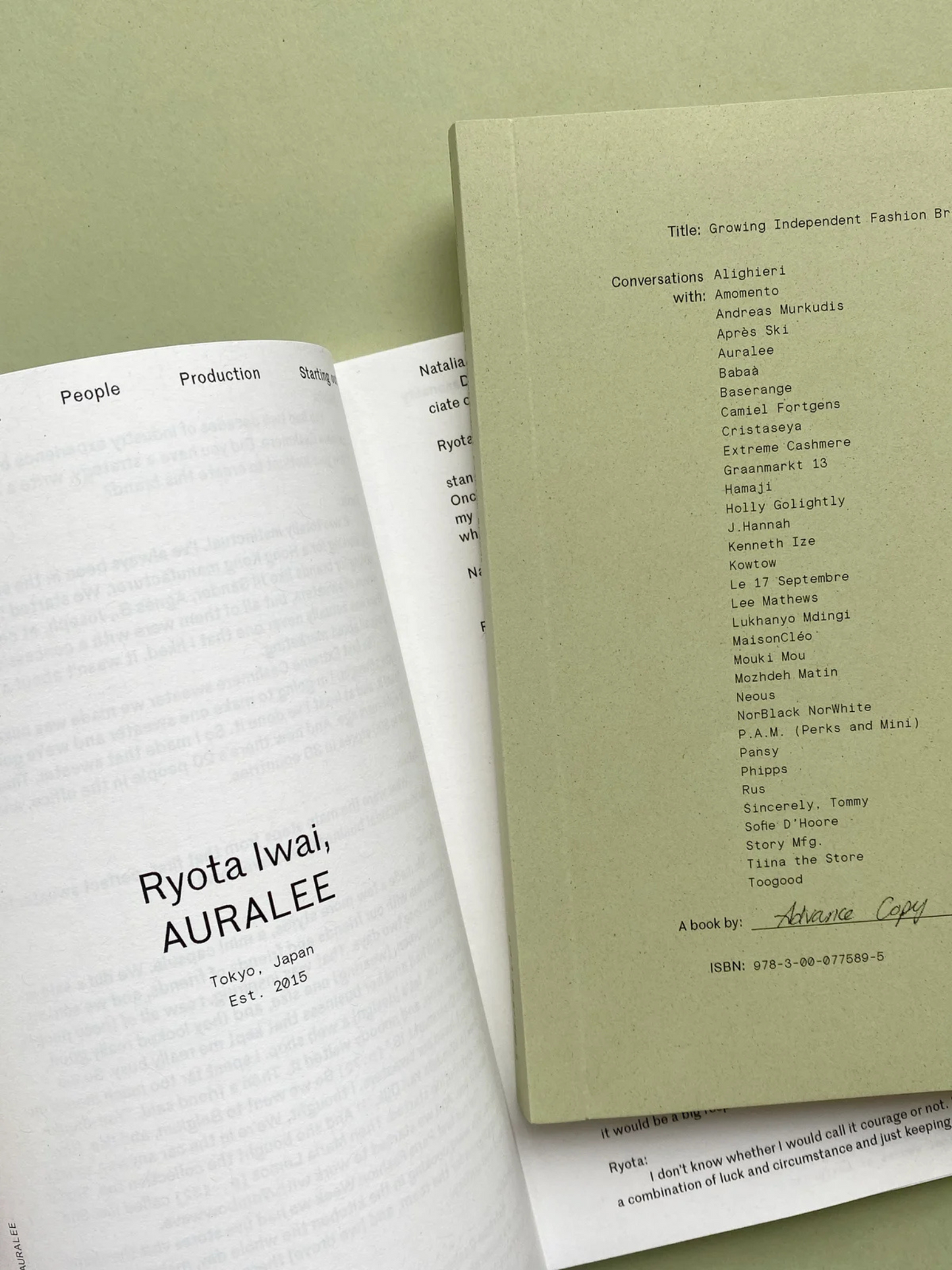 Growing Independent Fashion Brands by Advance Copy