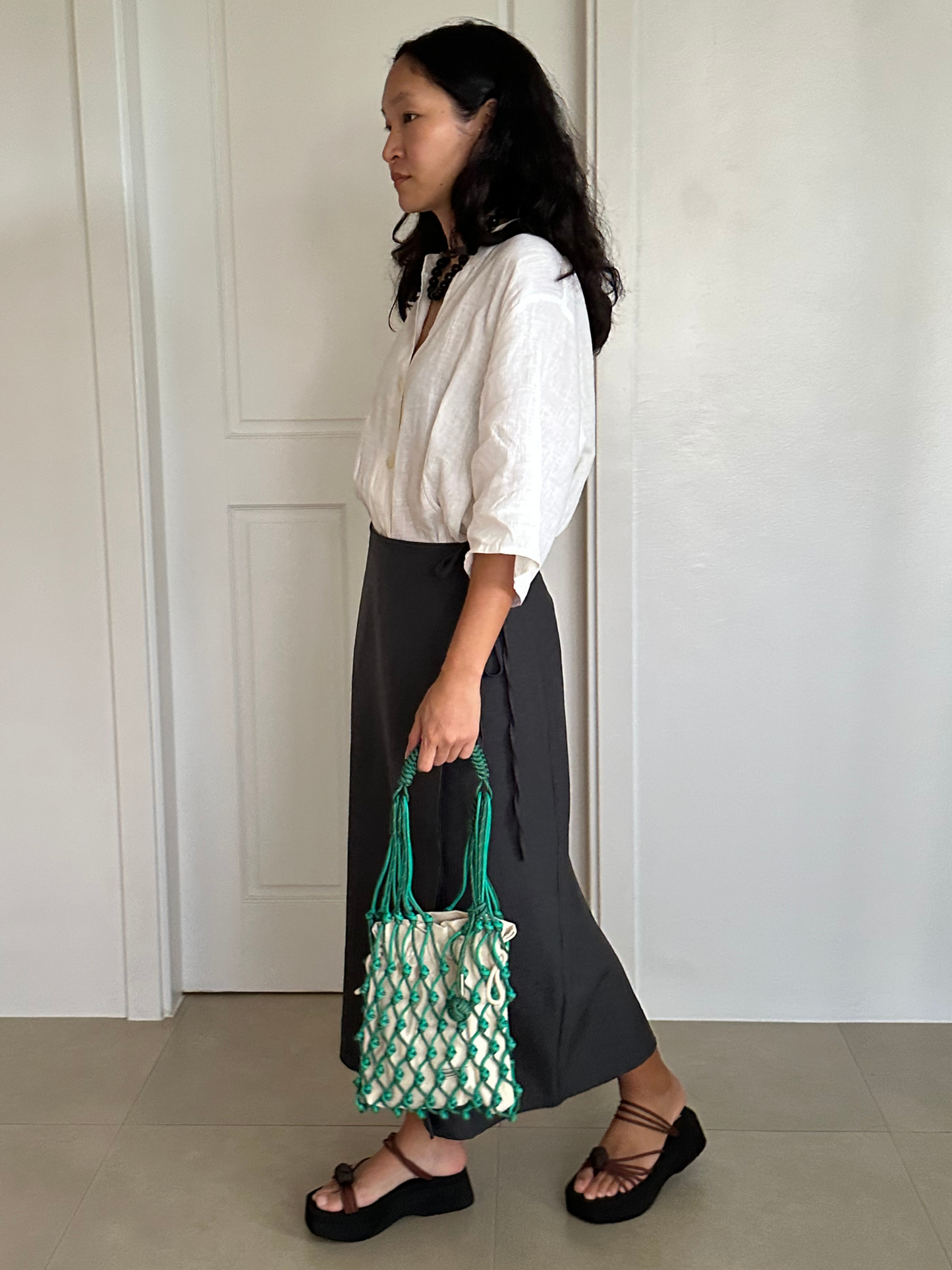Duo Racket Tote Small with Crossbody Strap