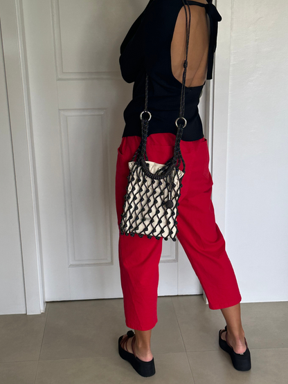 Duo Racket Tote Small with Crossbody Strap