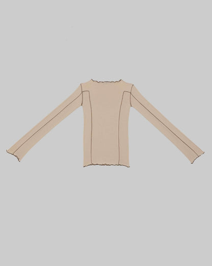 Omato Long Sleeve Rib Top