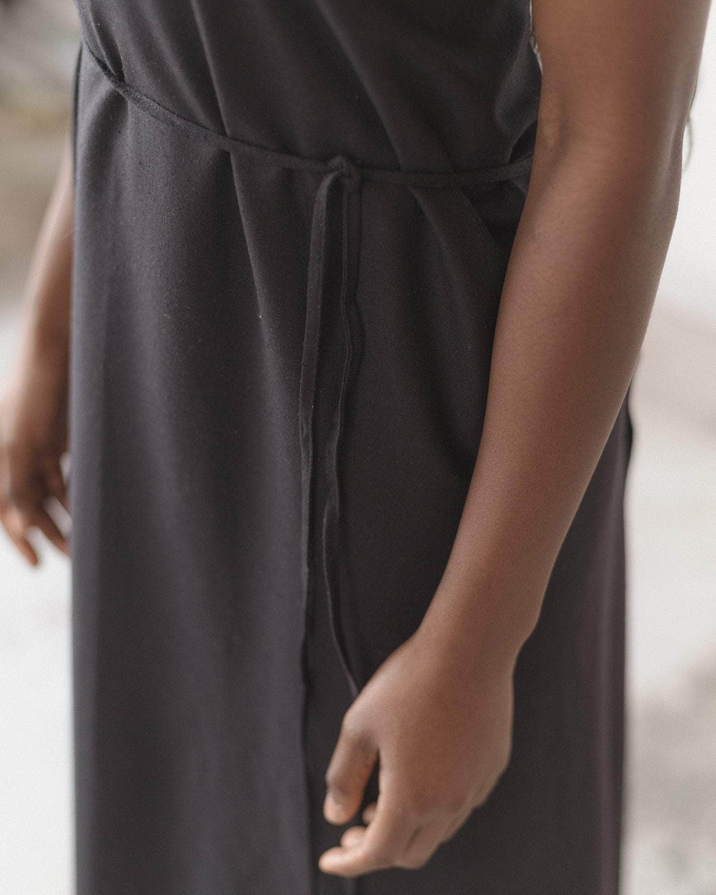 Halter Backless Apron Dress