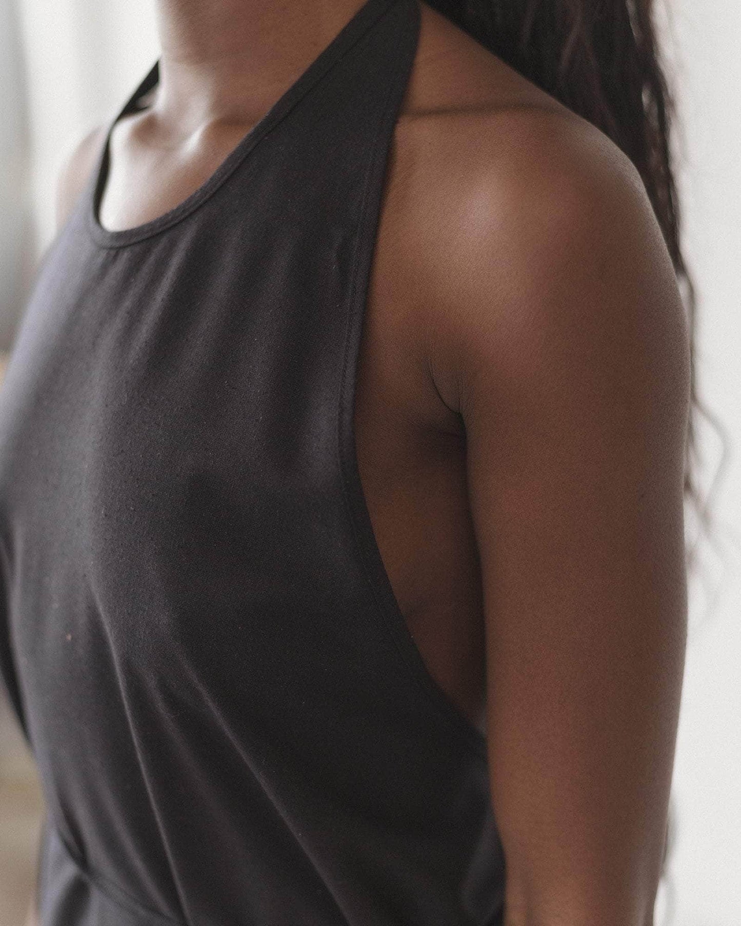 Halter Backless Apron Dress