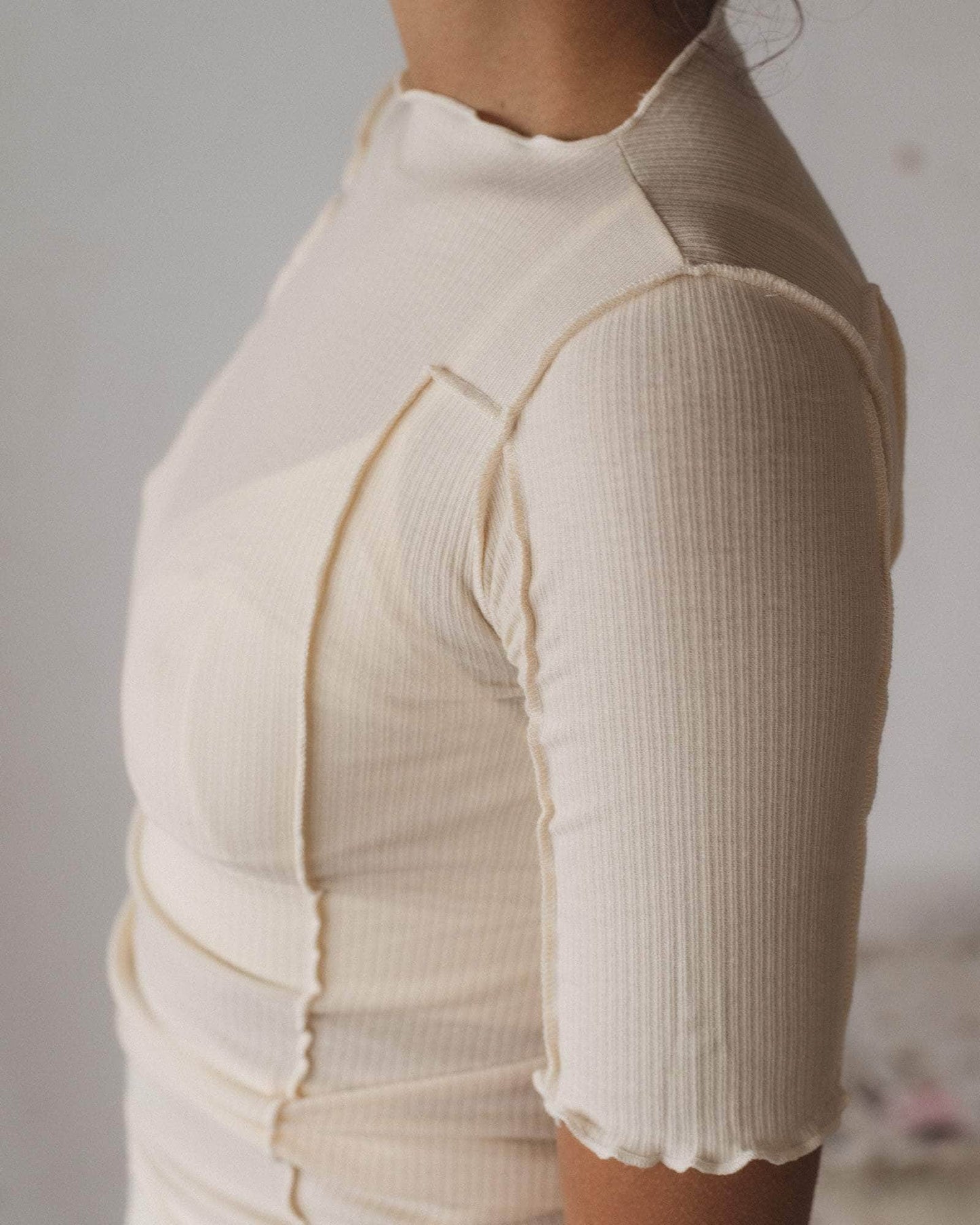 Omato 3/4 Rib Top