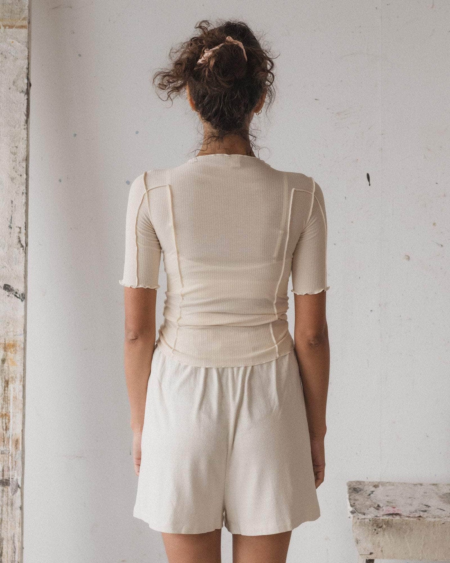 Omato 3/4 Rib Top