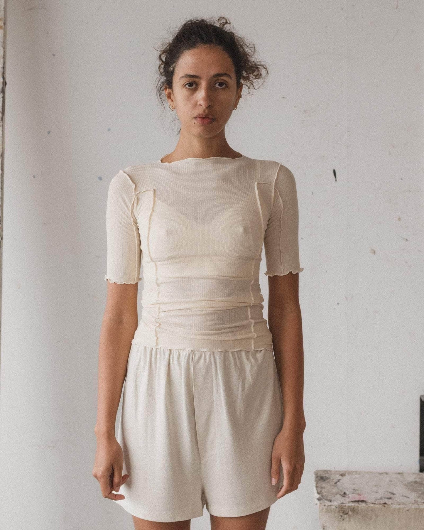 Omato 3/4 Rib Top