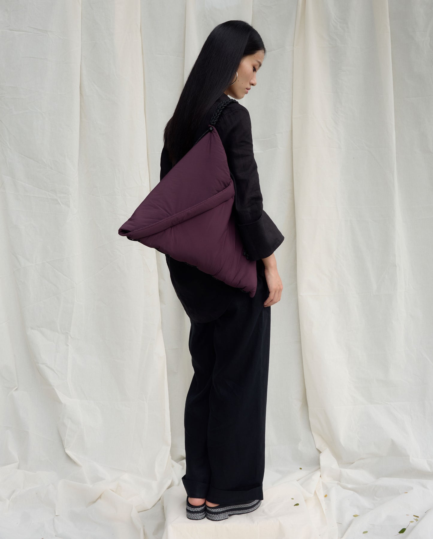 Lotus Tote: Plum